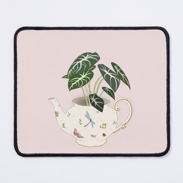 Item preview, Alocasia Black Velvet in a Teapot designed and sold by neatchicdesigns.