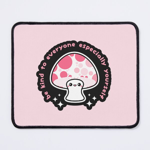 Item preview, Kawaii Be Kind To Yourself Mushroom designed and sold by sugarhai.