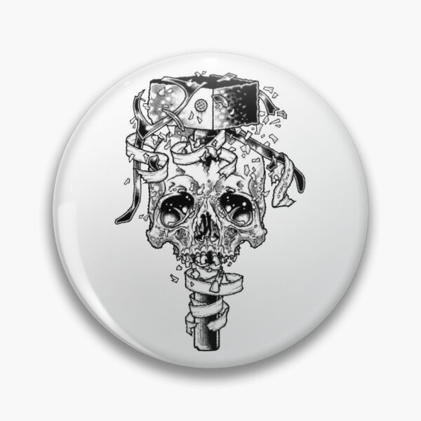 Item preview, Pushead Hammerslave Skull designed and sold by Pus Fan.