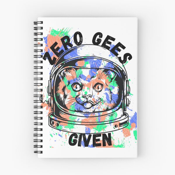 Item preview, Zero Gee| Zero Gees Given| Cute Space Cat designed and sold by GirlsandGlitter.