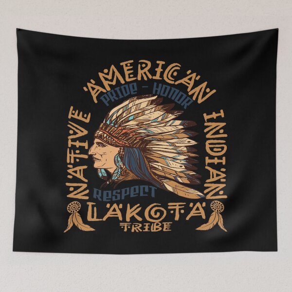 Item preview, Native American Pride - Honor and Respect Lakota Tribe designed and sold by mixedshop.