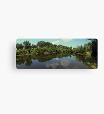 reflections of trees Canvas Print