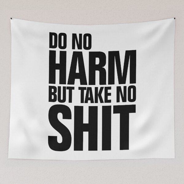 Item preview, Do No Harm But Take No Shit designed and sold by allysmar.