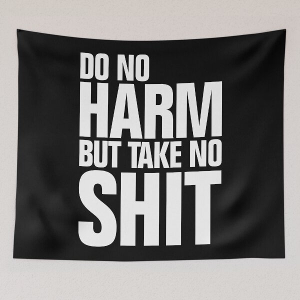 Item preview, Do No Harm But Take No Shit designed and sold by allysmar.