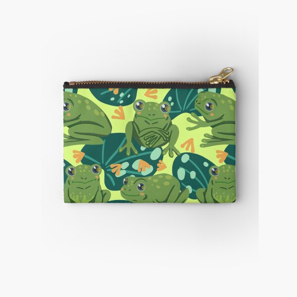 Item preview, Cute Frog Water Lily Leaves Pattern designed and sold by Wilkinson39.