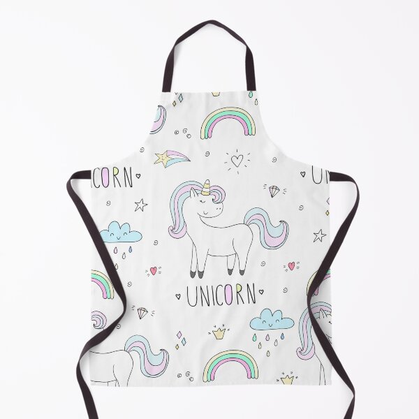 Item preview, Cute hand drawn unicorn vector pattern designed and sold by Wilkinson39.