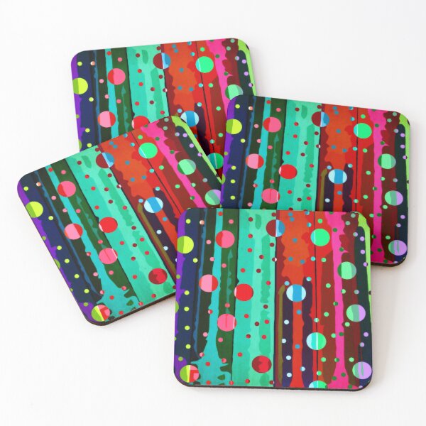 Item preview, Brightly Colored Stripes with Brightly Colored Circles  designed and sold by TheSplitWindow.