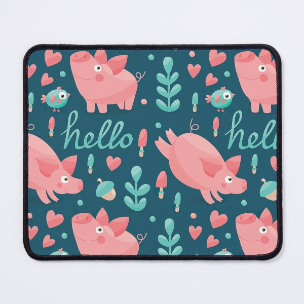 Item preview, Cute Hello Pigs And Birds Pattern designed and sold by Wilkinson39.