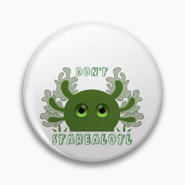 Item preview, GFP Don’t Starealotl designed and sold by Spherical Effects Shop.