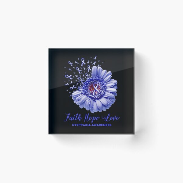 Item preview, Faith Hope Love Dyspraxia Awareness designed and sold by Tadmab.