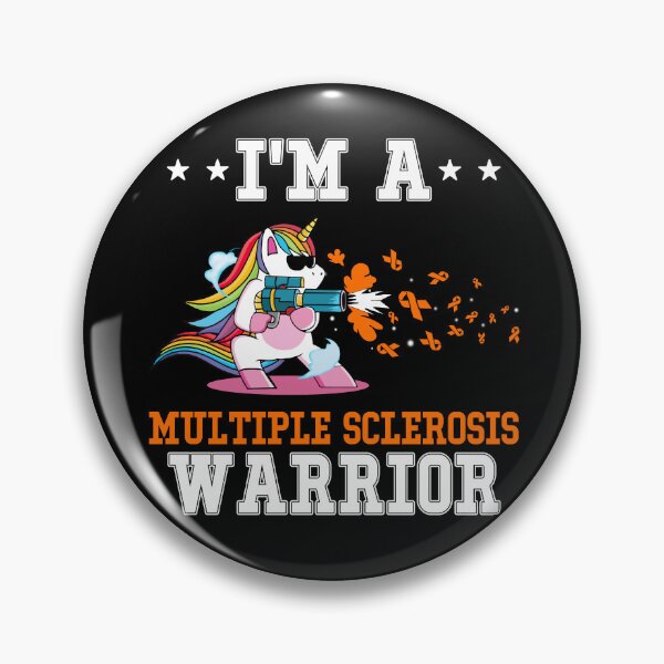 Item preview, Funny Unicorn I'm A Multiple Sclerosis Warrior designed and sold by heppenp.