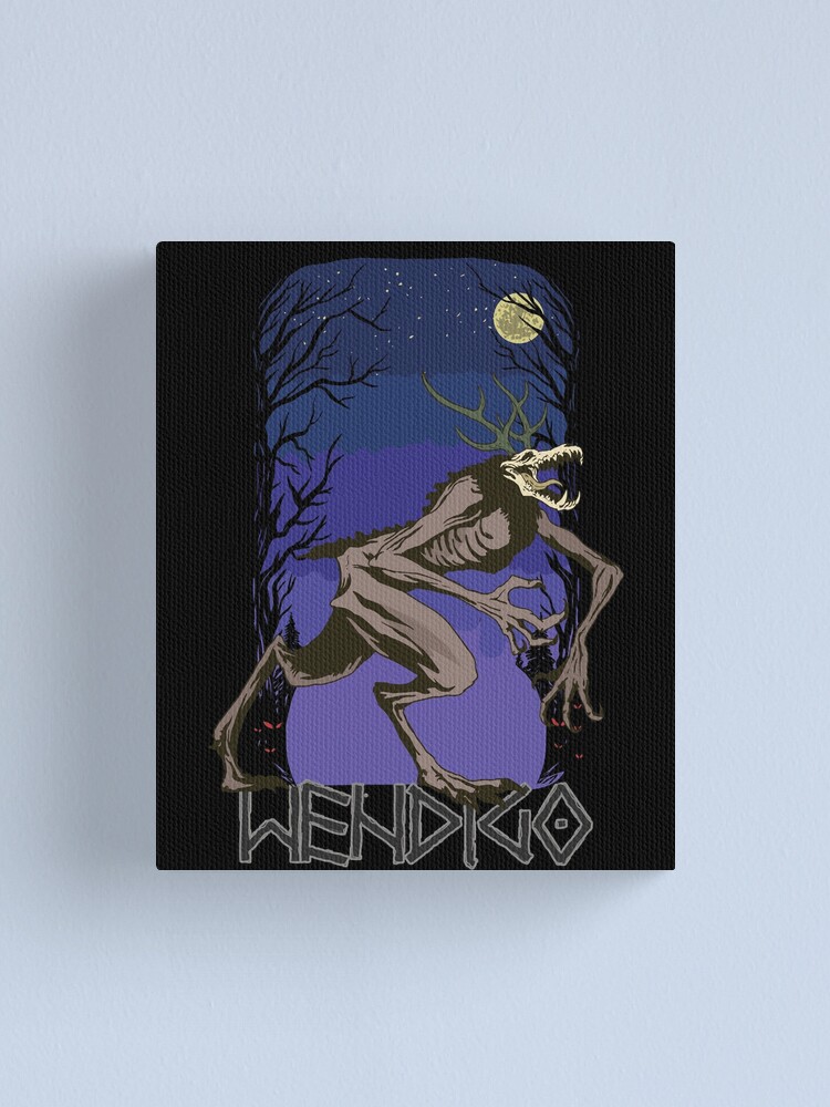 Native American Wendigo Skin Walker Cryptid Art