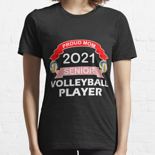 Item preview, Proud Mom 2021 Senior Volleyball Player Classic T-Shirt designed and sold by baileyhodg.