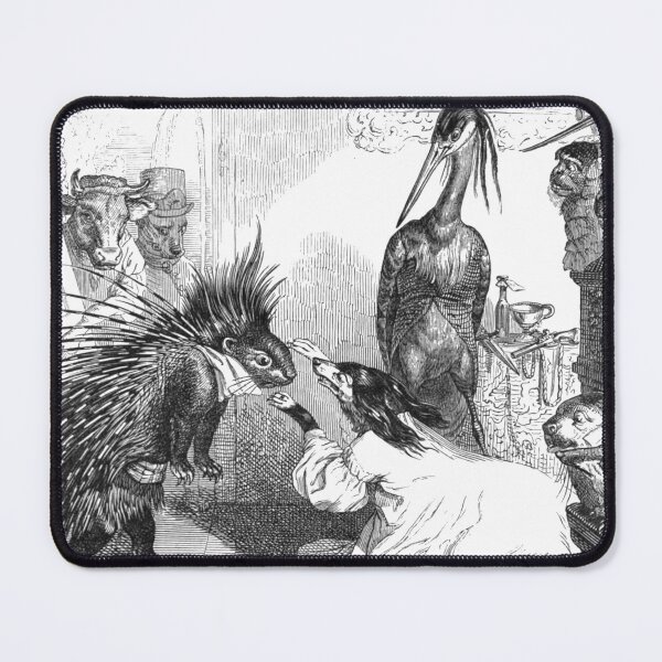 Item preview, Vintage "At The Theater" Print from Public and private life of animals (1877) designed and sold by Douglas E. Welch Design and Photography.