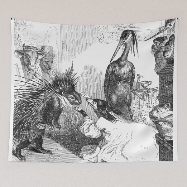Item preview, Vintage "At The Theater" Print from Public and private life of animals (1877) designed and sold by Douglas E. Welch Design and Photography.