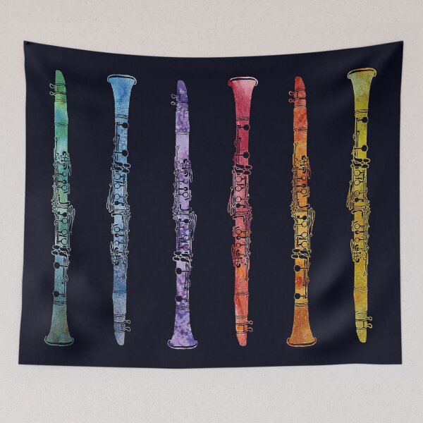Item preview, Clarinet Watercolor designed and sold by MatildaWatson.