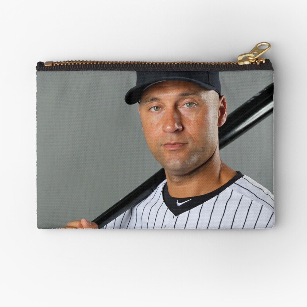 Derek Jeter New York Yankees Zip Pouch by Donna Wilson - Pixels