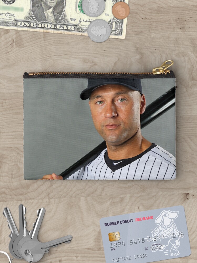 Derek Jeter New York Yankees Zip Pouch by Donna Wilson - Pixels