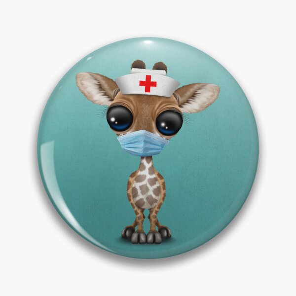 Item preview, Cute Baby Giraffe Nurse designed and sold by JeffBartels.