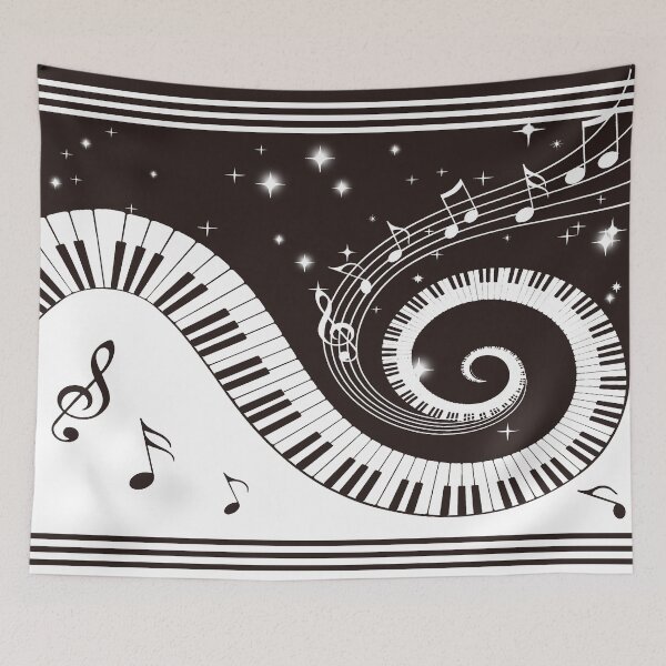 Item preview, Piano Swirl 3 designed and sold by MatildaWatson.