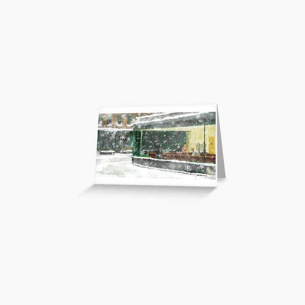 Item preview, Christmas Nighthawks designed and sold by SixPixeldesign.