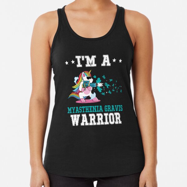 Item preview, Funny Unicorn I'm A Myasthenia Gravis Warrior designed and sold by heppenp.