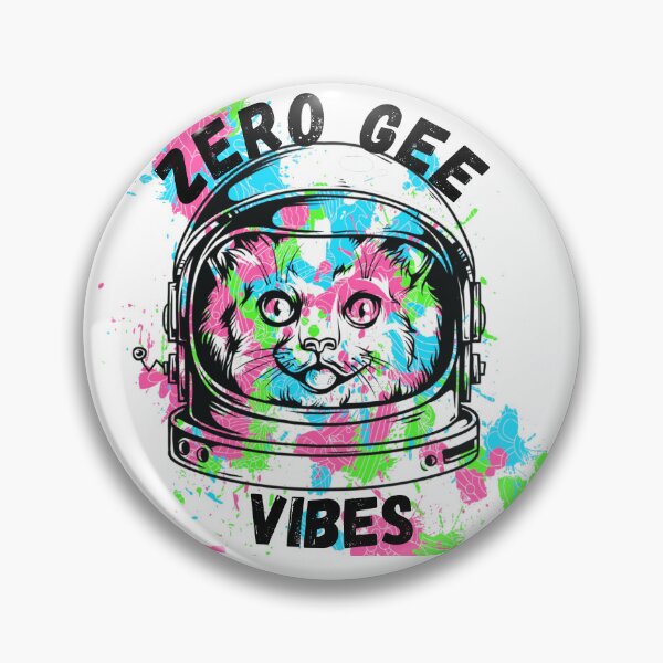 Item preview, Zero Gee| Zero Gee Vibes| Cute Space Cat designed and sold by GirlsandGlitter.