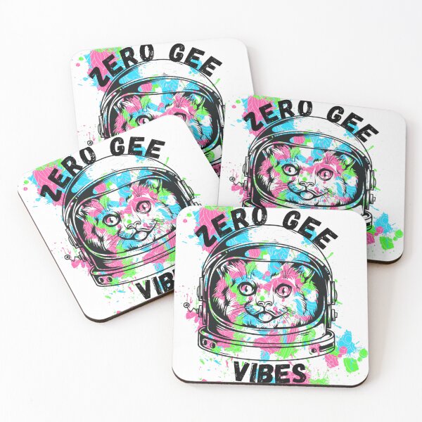 Item preview, Zero Gee| Zero Gee Vibes| Cute Space Cat designed and sold by GirlsandGlitter.
