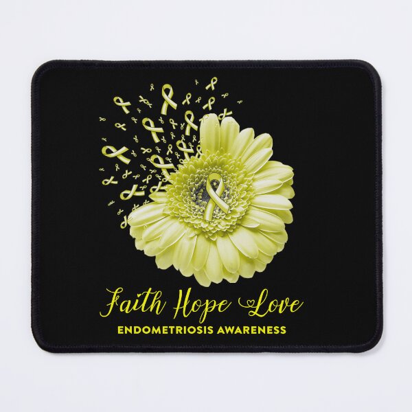 Item preview, Faith Hope Love Endometriosis Awareness designed and sold by Tadmab.