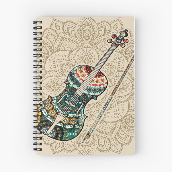 Item preview, Violin Vintage Mandala designed and sold by MatildaWatson.