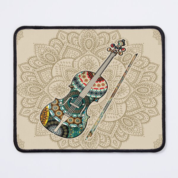 Item preview, Violin Vintage Mandala designed and sold by MatildaWatson.