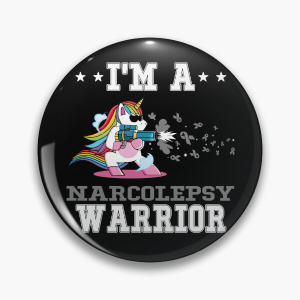 Item preview, Funny Unicorn I'm A Narcolepsy Warrior designed and sold by heppenp.