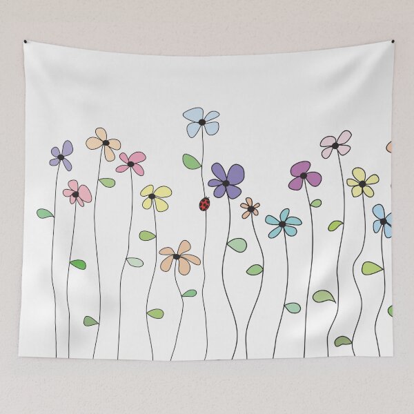 Item preview, Flowers and Ladybug designed and sold by SusanEileenEvans.