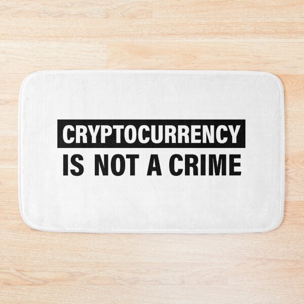 Item preview, Cryptocurrency is Not a Crime designed and sold by Sucryptoz Store.
