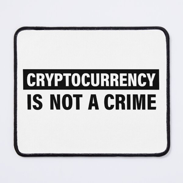 Item preview, Cryptocurrency is Not a Crime designed and sold by Sucryptoz Store.