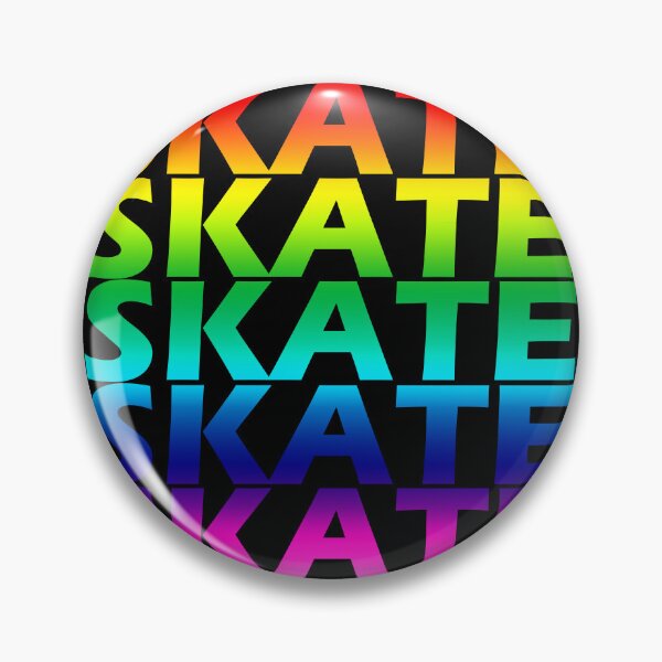 Rainbow Pairs Skating Lapel Pin BEST SELLING PAIRS DESIGN 