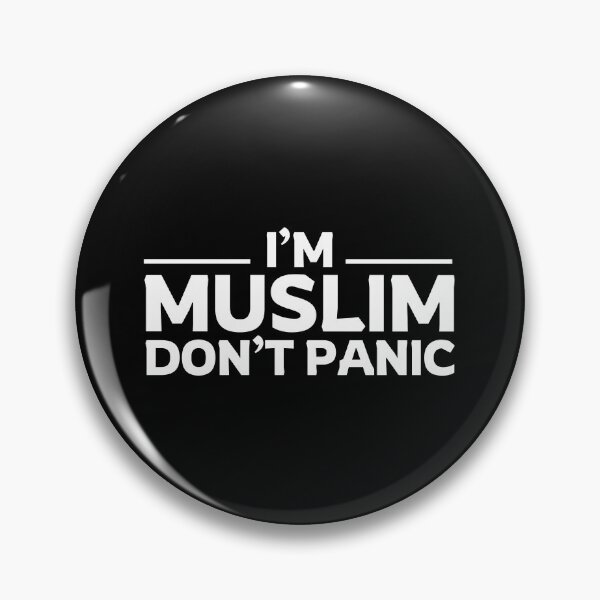 Item preview, im muslim dont panic - islamic art quotes designed and sold by EfenDesign.