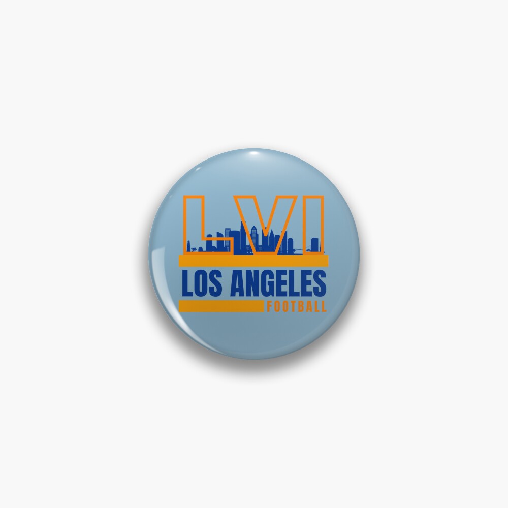 Los Angeles Football Yellow Blue Orange Los Angeles Rams NFL Apparel Super  Bowl LVI Pin for Sale by CameronBischoff