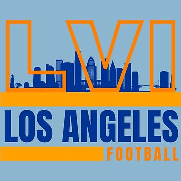 Los Angeles Football Yellow Blue Orange Los Angeles Rams NFL