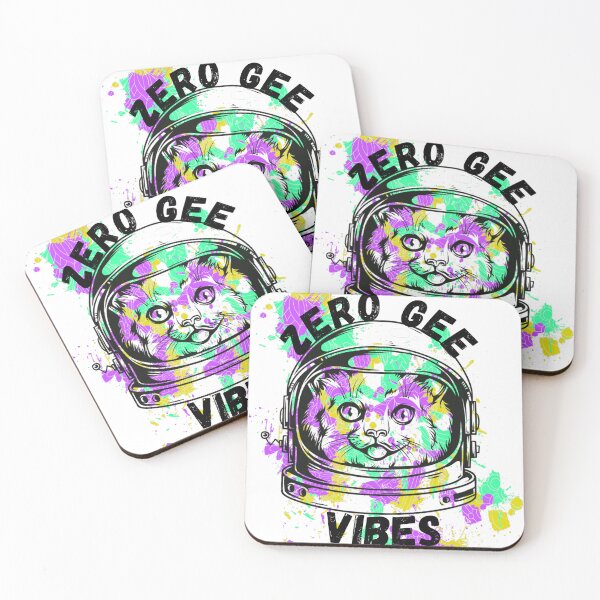 Item preview,  Zero Gee| Zero Gee Vibes| Cute Space Cat| Astronaut designed and sold by GirlsandGlitter.