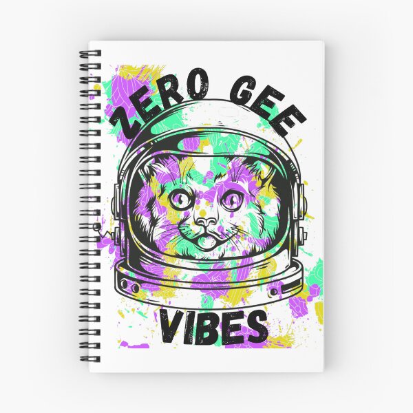 Item preview,  Zero Gee| Zero Gee Vibes| Cute Space Cat| Astronaut designed and sold by GirlsandGlitter.