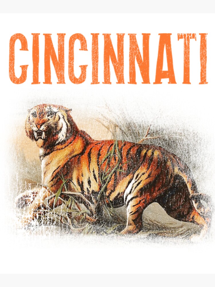 YEAR OF THE BENGAL TIGER -- Cincinnati Bengals football tiger Sticker for  Sale by SophiaGilbert1