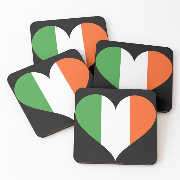 Item preview, Irish Heart Flag designed and sold by hardscuffle.