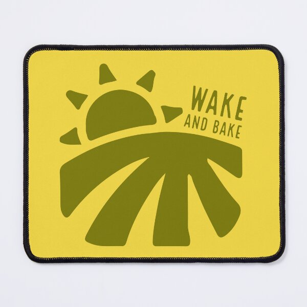 Item preview, Wake and Bake Sticker Design for Stoners, Weed Lovers and Marijuana Smokers designed and sold by SteamParliament.