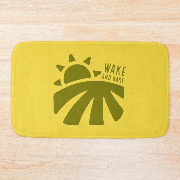 Item preview, Wake and Bake Sticker Design for Stoners, Weed Lovers and Marijuana Smokers designed and sold by SteamParliament.