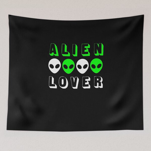 Item preview, Alien Lover (Green and White) designed and sold by alienfolklore.