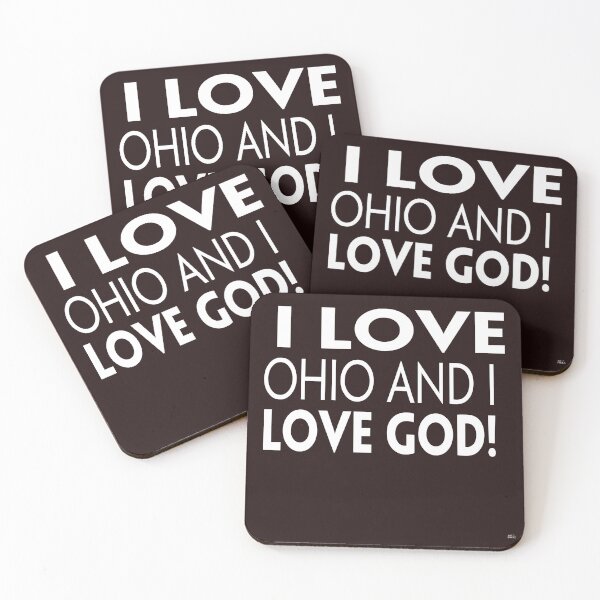 Item preview,    I LOVE OHIO AND I LOVE GOD! Tshirt, mugs designed and sold by DoubleDSD.