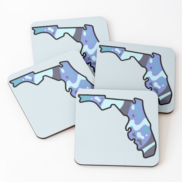Item preview, Florida retro contemporary blue destination  designed and sold by reannyn.