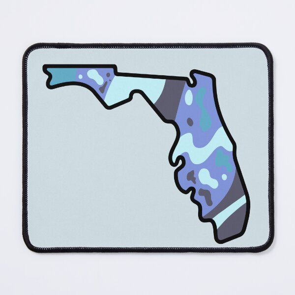 Item preview, Florida retro contemporary blue destination  designed and sold by reannyn.