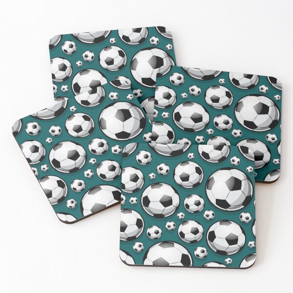 Item preview, Soccer Ball Balls Pattern Blue Football Sport Sports designed and sold by Spaceshipsells.